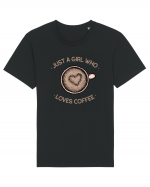 Just A Girl Who Loves Coffee Tricou mânecă scurtă Unisex Rocker