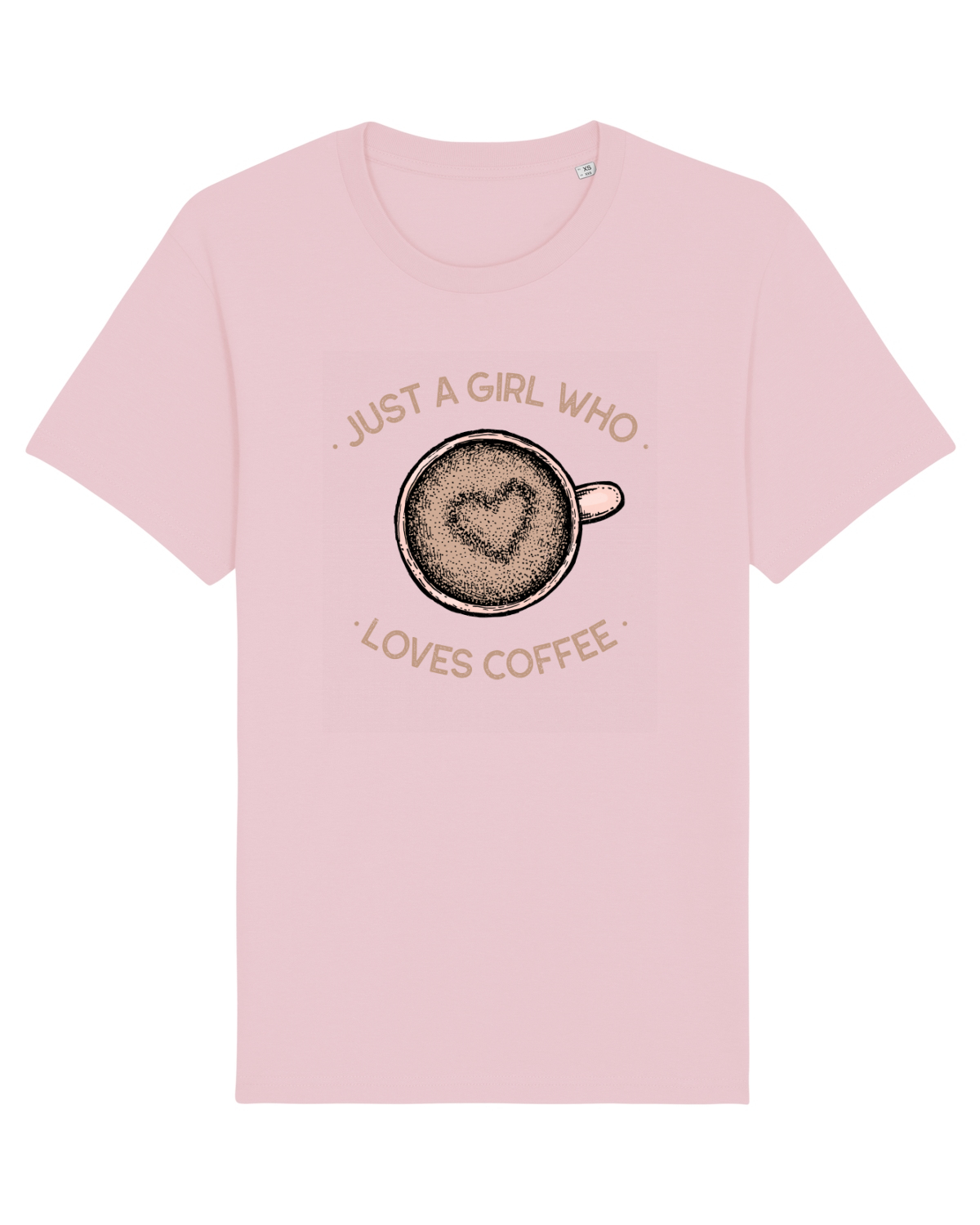 Tricou mânecă scurtă Unisex Rocker Cotton Pink