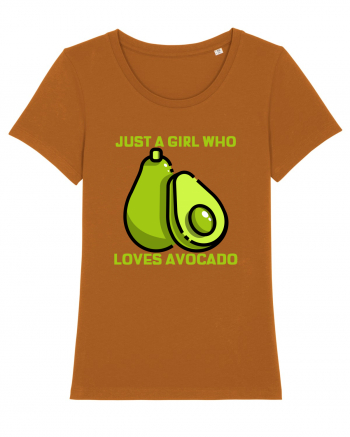 Just A Girl Who Loves Avocado Roasted Orange