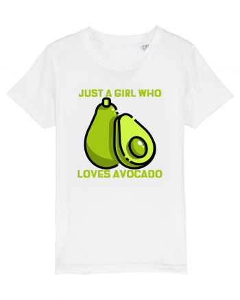 Just A Girl Who Loves Avocado White