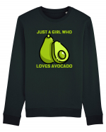 Just A Girl Who Loves Avocado Bluză mânecă lungă Unisex Rise