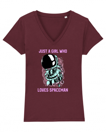 Just A Girl Who Loves Spaceman Burgundy