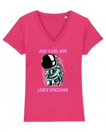 Just A Girl Who Loves Spaceman Raspberry