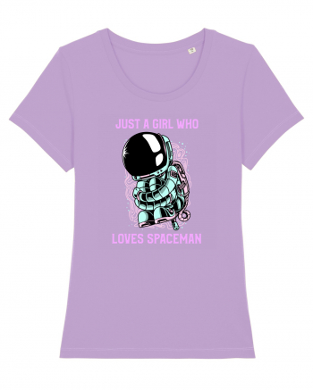 Just A Girl Who Loves Spaceman Lavender Dawn