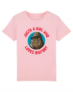 Just A Girl Who Loves Bigfoot Tricou mânecă scurtă  Copii Mini Creator