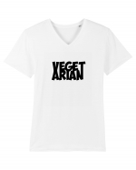 VegetArian Tricou mânecă scurtă guler V Bărbat Presenter