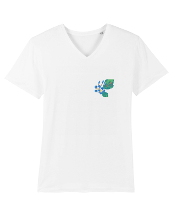 Motiv românesc - Albastrele 2. White