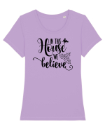 Crede Tricou mânecă scurtă guler larg fitted Damă Expresser