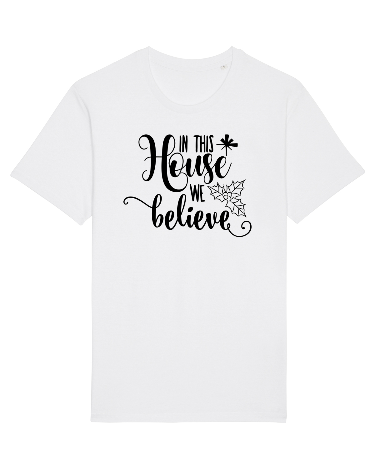 Tricou mânecă scurtă Unisex Rocker White