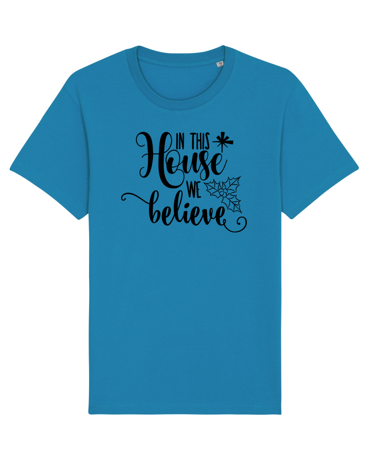 Tricou mânecă scurtă Unisex Rocker Azur