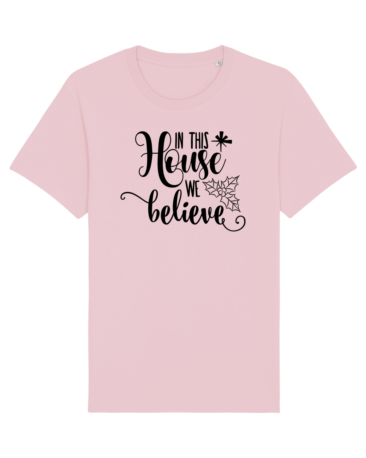 Tricou mânecă scurtă Unisex Rocker Cotton Pink