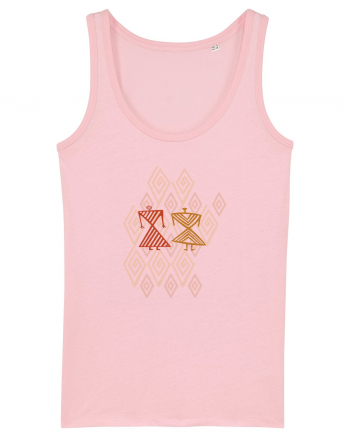 Motiv românesc - Cucuteni 5. Cotton Pink