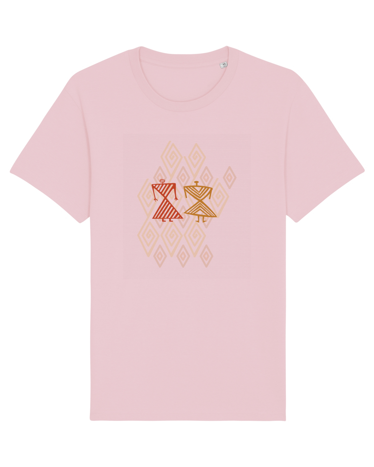 Tricou mânecă scurtă Unisex Rocker Cotton Pink