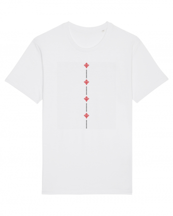 Motiv românesc - Decorativ 14. White