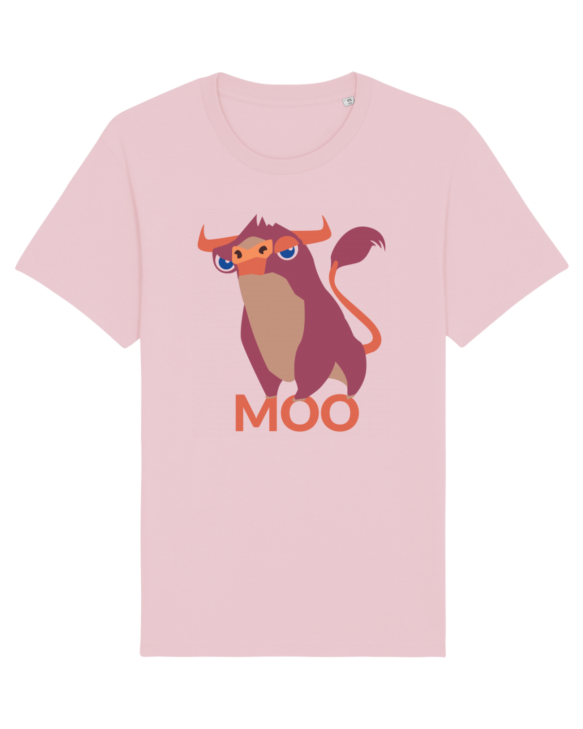 Tricou mânecă scurtă Unisex Rocker Cotton Pink