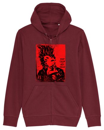 punks not dead Burgundy