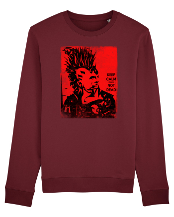 punks not dead Burgundy