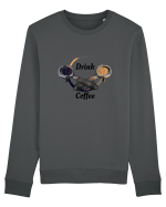 Drink Coffee Bluză mânecă lungă Unisex Rise