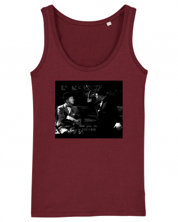 Laurel and Hardy T-Shirt Burgundy