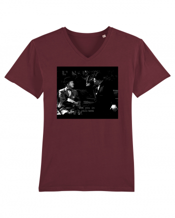 Laurel and Hardy T-Shirt Burgundy