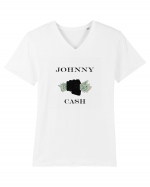 johnny cash Tricou mânecă scurtă guler V Bărbat Presenter