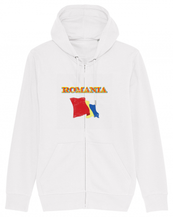 romanian flag White