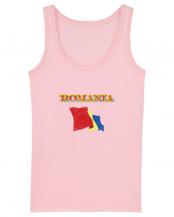 romanian flag Cotton Pink