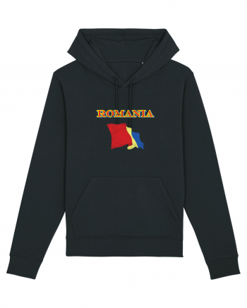 romanian flag Black