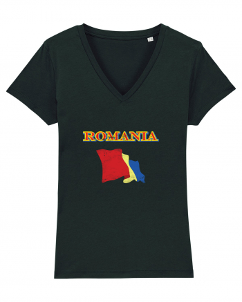 romanian flag Black