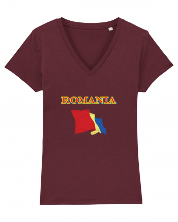 romanian flag Burgundy