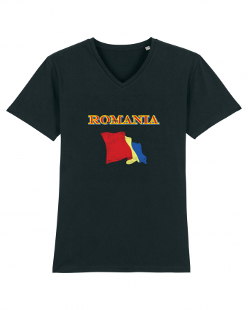 romanian flag Black