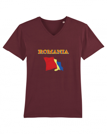 romanian flag Burgundy