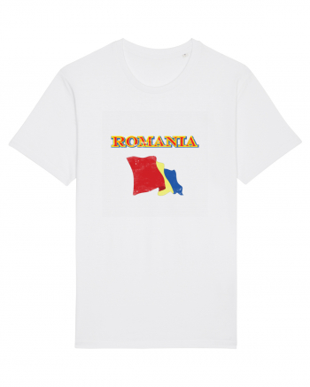 romanian flag White