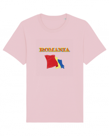 romanian flag Cotton Pink