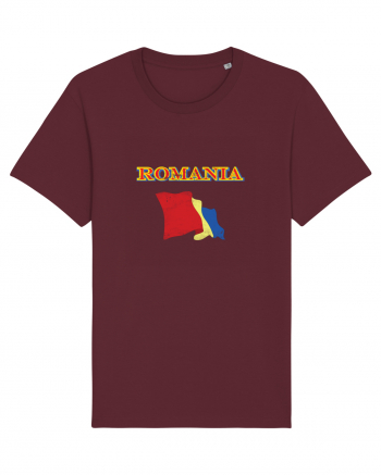 romanian flag Burgundy