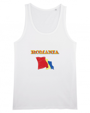 romanian flag White