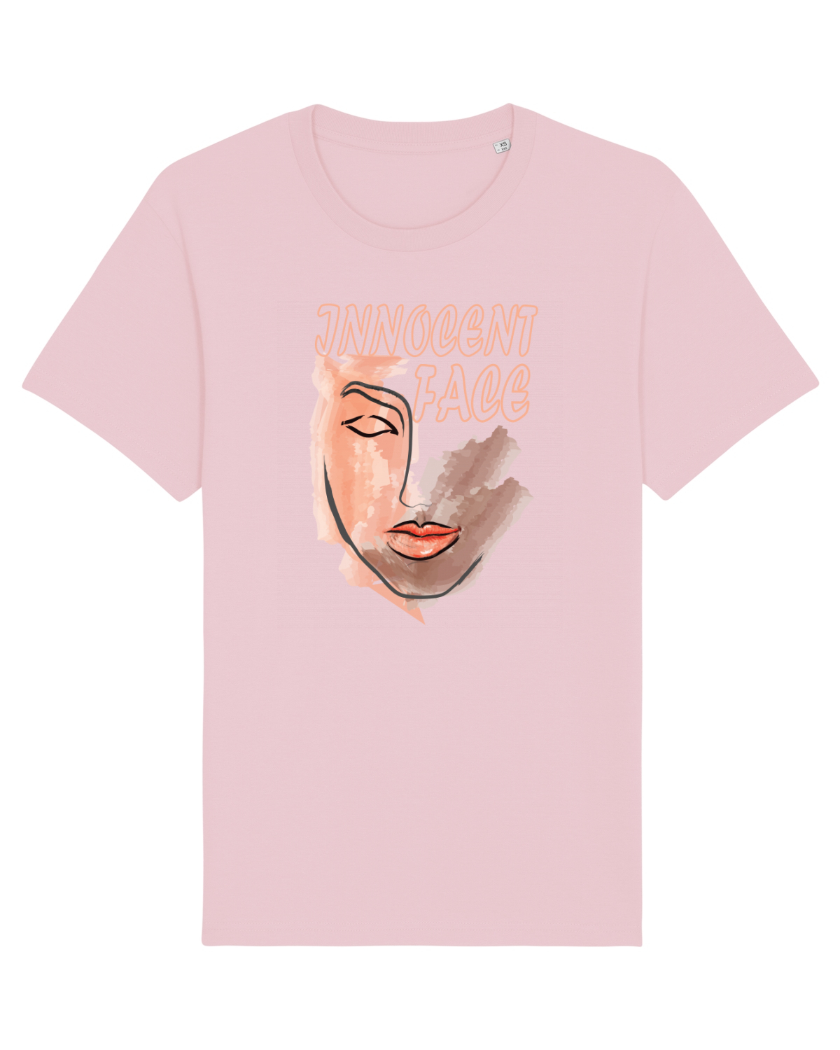 Tricou mânecă scurtă Unisex Rocker Cotton Pink