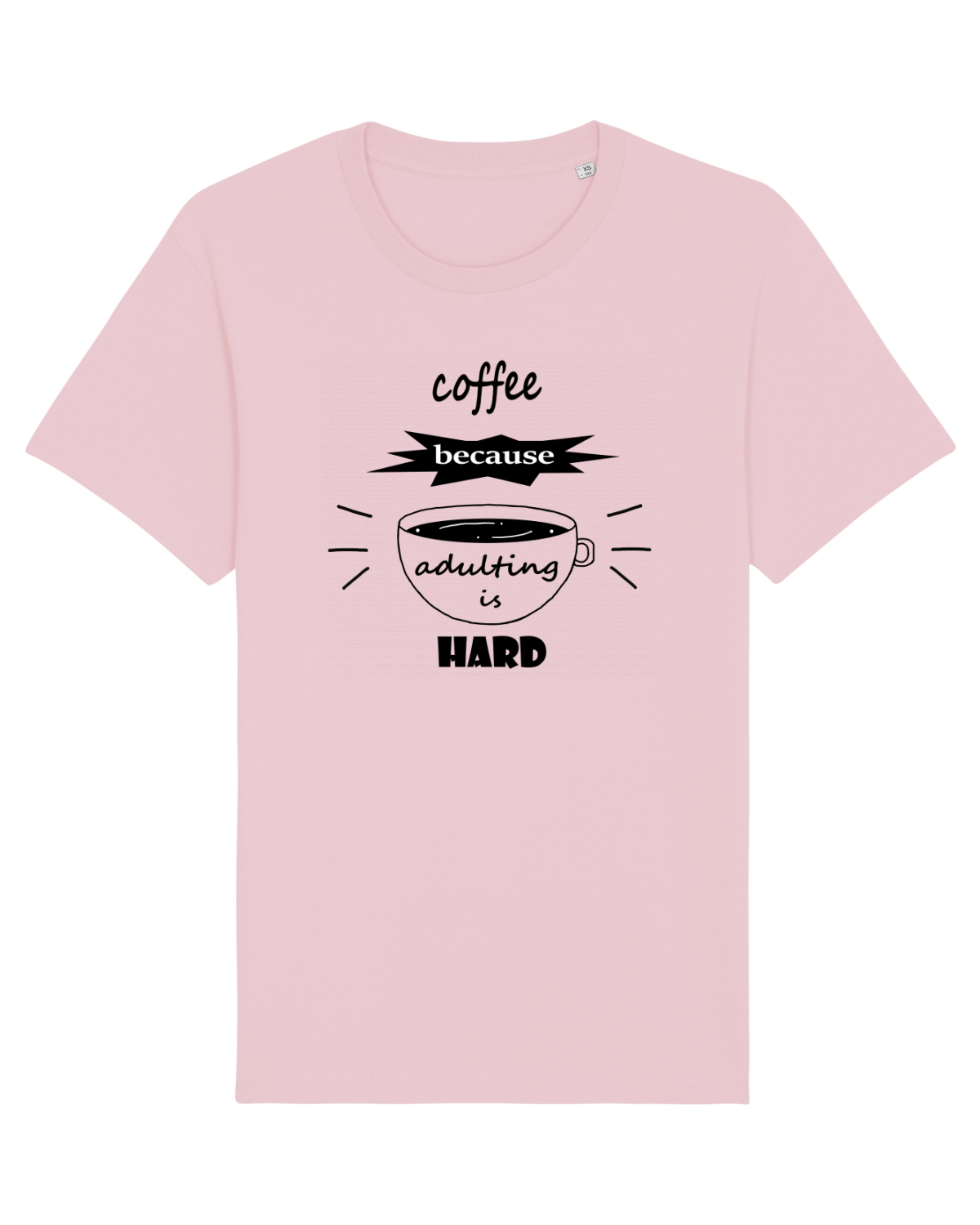 Tricou mânecă scurtă Unisex Rocker Cotton Pink