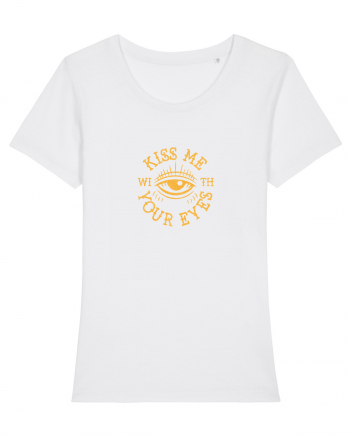 Kiss me with your eyes White