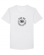 Kiss me with your eyes Tricou mânecă scurtă guler larg Bărbat Skater