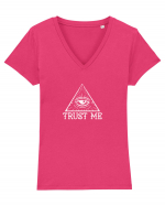 Trust me Tricou mânecă scurtă guler V Damă Evoker