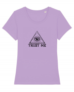 Trust me Tricou mânecă scurtă guler larg fitted Damă Expresser