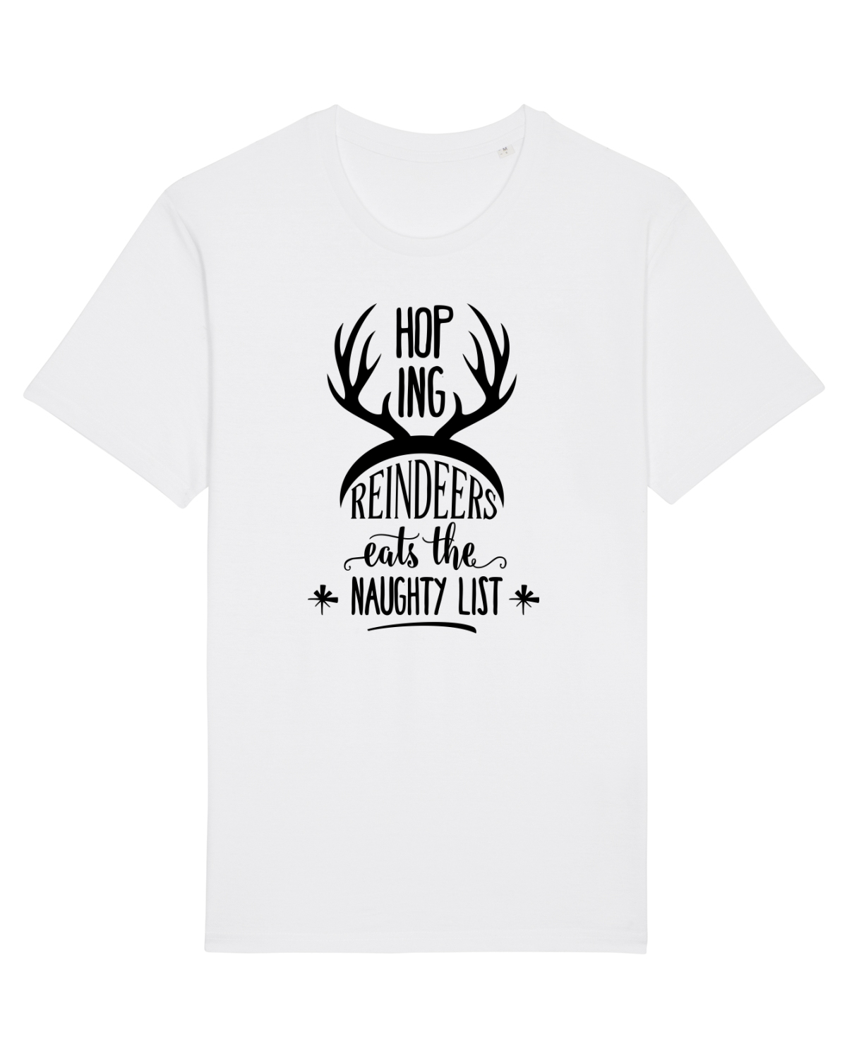 Tricou mânecă scurtă Unisex Rocker White