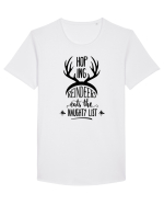 Sper că renii au mâncat lista Tricou mânecă scurtă guler larg Bărbat Skater
