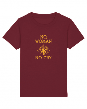 No, woman / No cry Burgundy