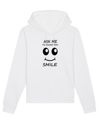 Ask me to make you smile White