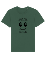 Ask me to make you smile Tricou mânecă scurtă Unisex Rocker