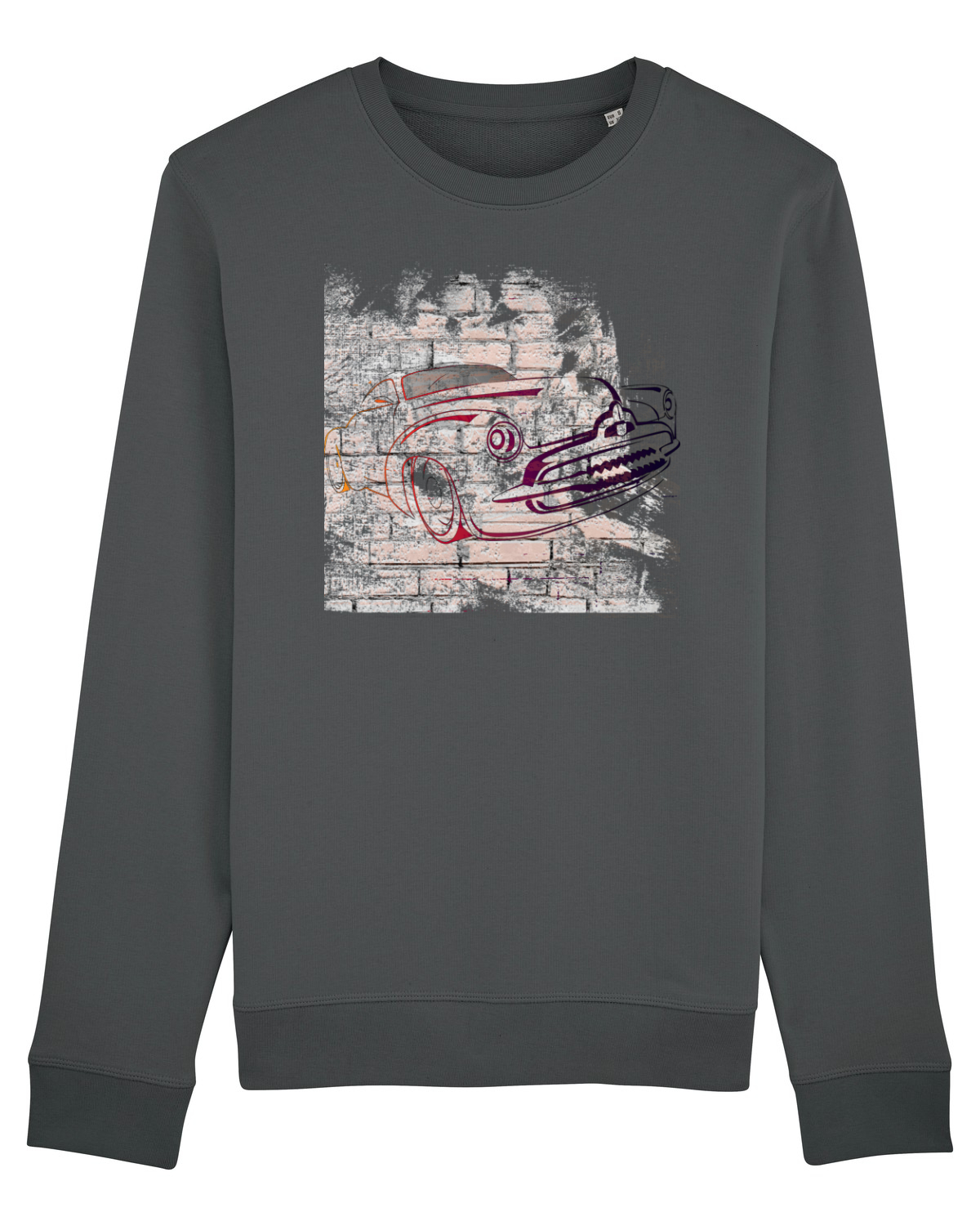 Bluză mânecă lungă Unisex Rise Anthracite