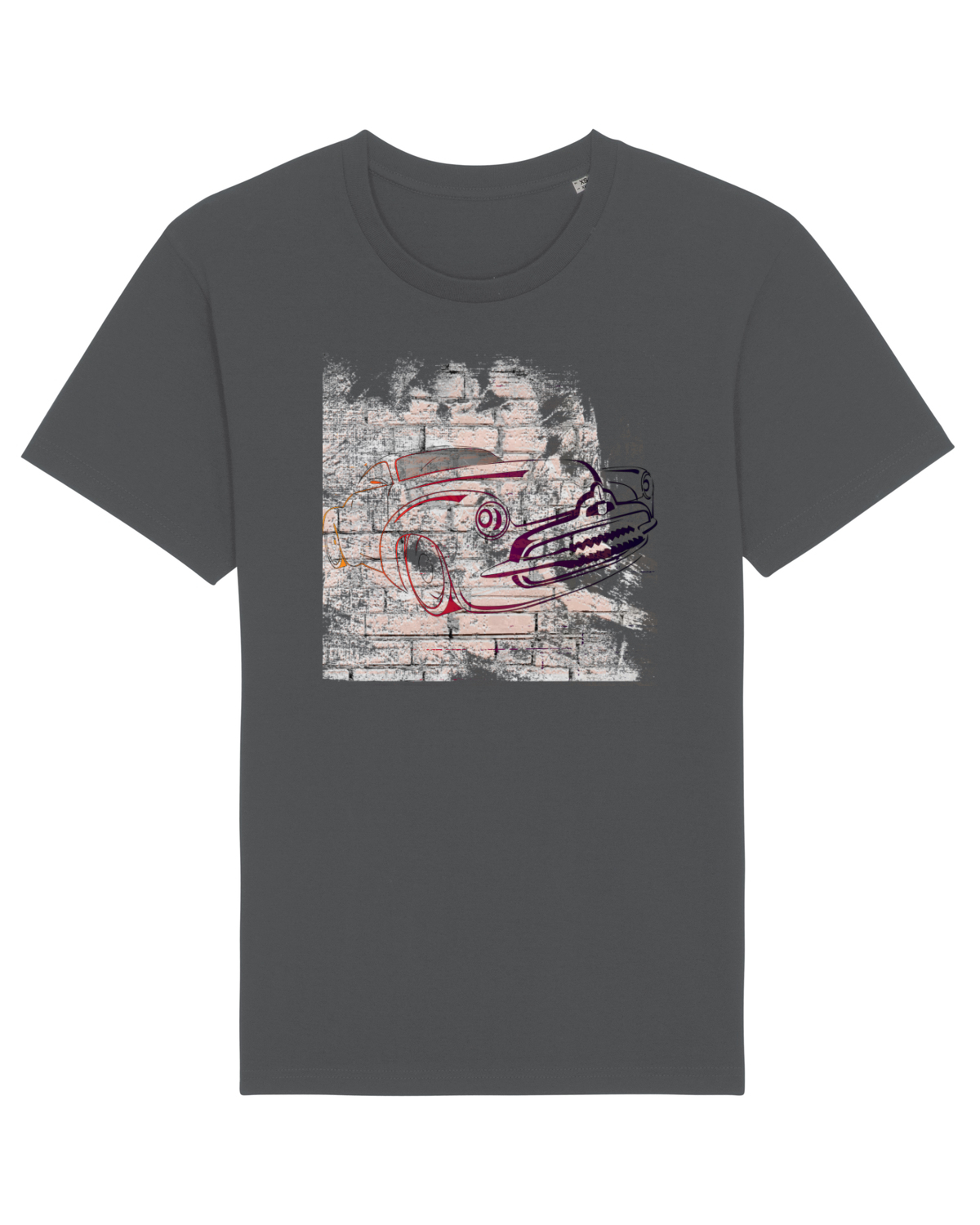 Tricou mânecă scurtă Unisex Rocker Anthracite