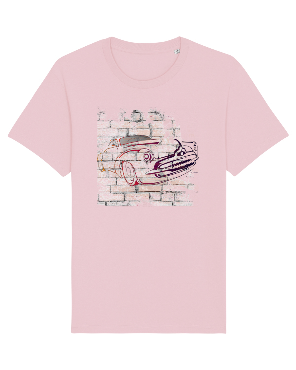 Tricou mânecă scurtă Unisex Rocker Cotton Pink